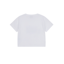 Load image into Gallery viewer, MARITHE FRANCOIS GIRBAUD W Classic Logo Crop Tee White