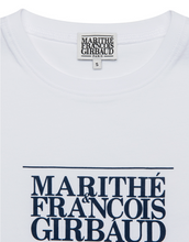 Load image into Gallery viewer, MARITHE FRANCOIS GIRBAUD W Classic Logo Crop Tee White