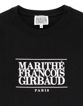 Load image into Gallery viewer, MARITHE FRANCOIS GIRBAUD W Classic Logo Tee Black