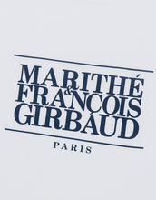Load image into Gallery viewer, MARITHE FRANCOIS GIRBAUD W Classic Logo Crop Tee White