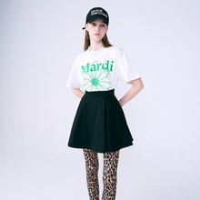 Load image into Gallery viewer, MARDI MERCREDI Tshirt Flowermardi White Green