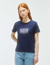 Load image into Gallery viewer, MARITHE FRANCOIS GIRBAUD W Classic Logo Tee Navy