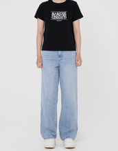 Load image into Gallery viewer, MARITHE FRANCOIS GIRBAUD W Classic Logo Tee Black
