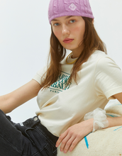 Load image into Gallery viewer, MARITHE FRANCOIS GIRBAUD W Classic Logo Tee Light Beige