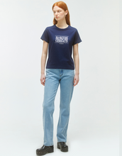 Load image into Gallery viewer, MARITHE FRANCOIS GIRBAUD W Classic Logo Tee Navy