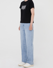 Load image into Gallery viewer, MARITHE FRANCOIS GIRBAUD W Classic Logo Tee Black