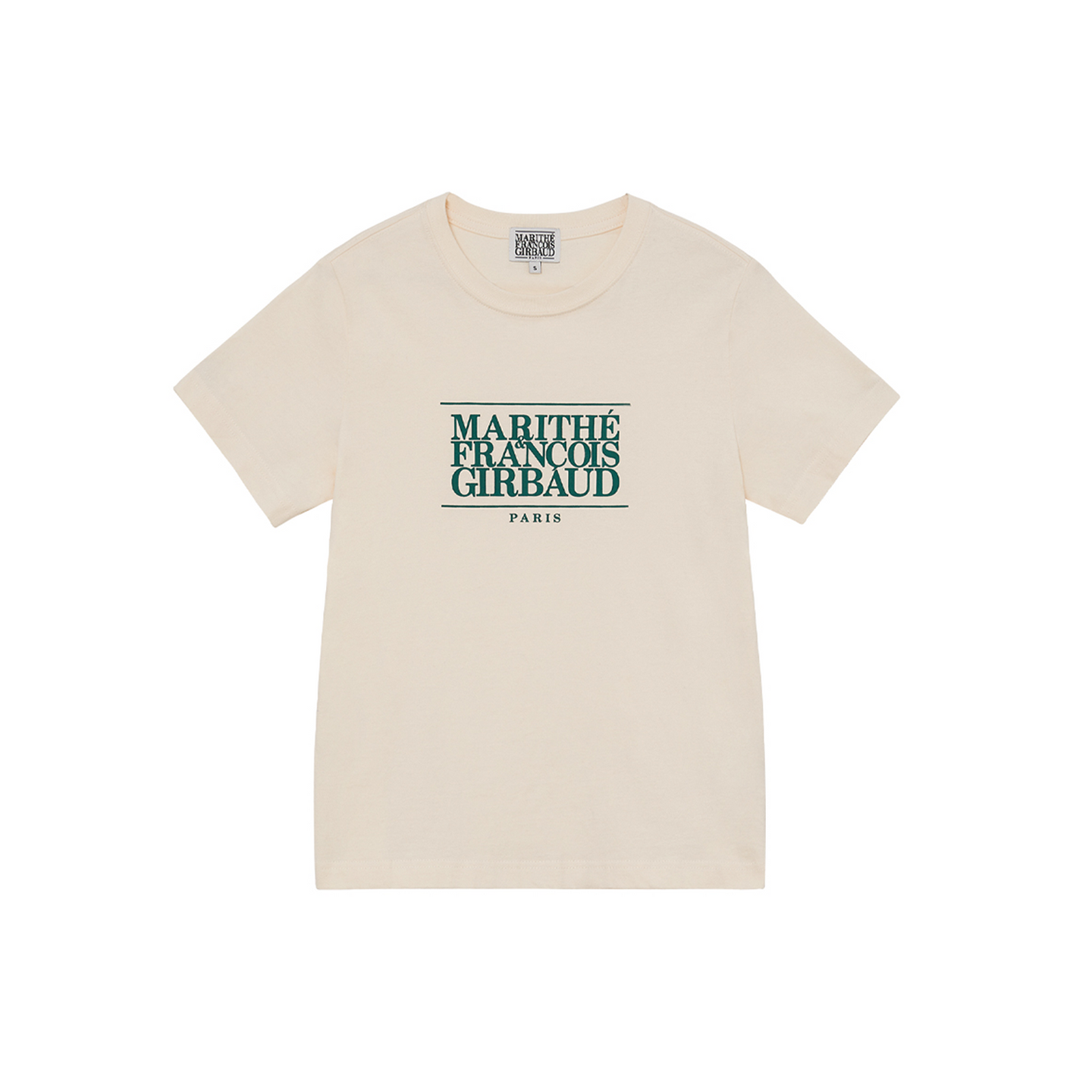 MARITHE FRANCOIS GIRBAUD W Classic Logo Tee Light Beige