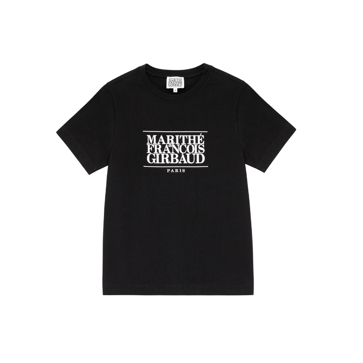 MARITHE FRANCOIS GIRBAUD W Classic Logo Tee Black