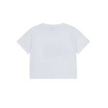 Load image into Gallery viewer, MARITHE FRANCOIS GIRBAUD W Classic Logo Crop Tee White
