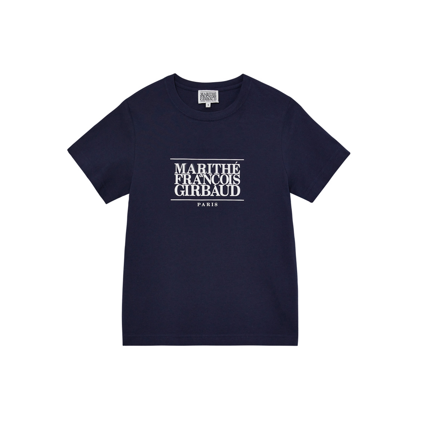 MARITHE FRANCOIS GIRBAUD W Classic Logo Tee Navy