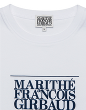 Load image into Gallery viewer, MARITHE FRANCOIS GIRBAUD W Classic Logo Crop Tee White
