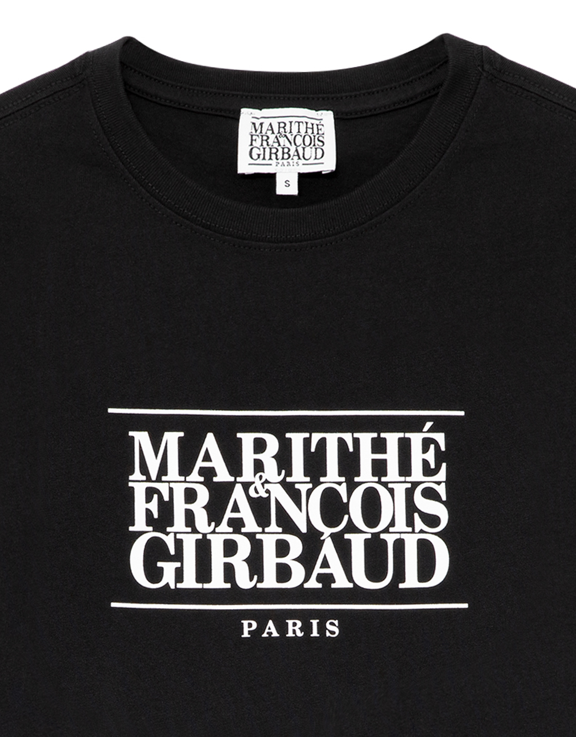 ★Marithe + Francois Girbaud★ CLASSIC LOGO TEE black MFG45C Marithe Francois Girbaud Classic Logo T-Shirt Black Size M