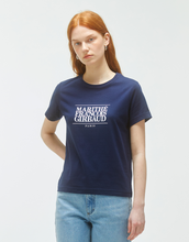 Load image into Gallery viewer, MARITHE FRANCOIS GIRBAUD W Classic Logo Tee Navy
