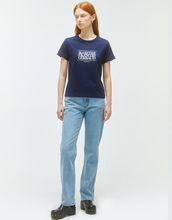 Load image into Gallery viewer, MARITHE FRANCOIS GIRBAUD W Classic Logo Tee Navy
