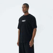 Load image into Gallery viewer, HDEX Main Logo Over Fit Sleeve T-Shirt Black
