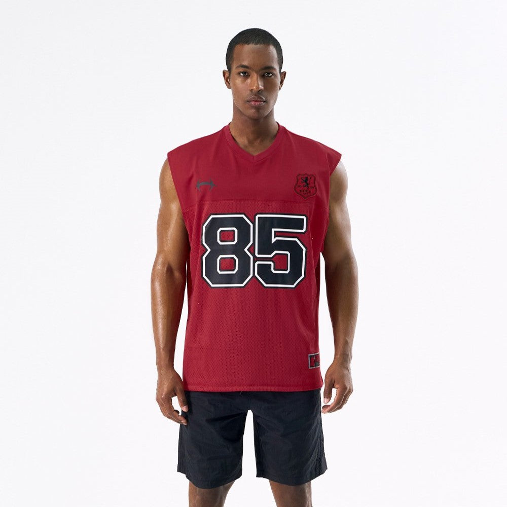 HDEX Mesh Football Sleeveless Red