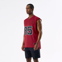 Load image into Gallery viewer, HDEX Mesh Football Sleeveless Red
